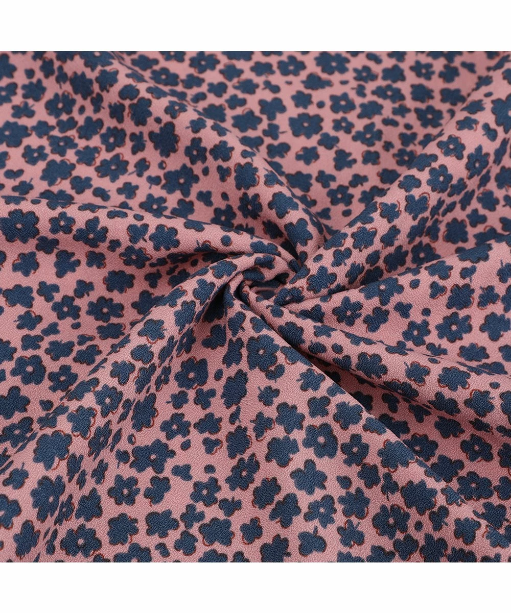 Best Pirce ⭐ Trend Blossoms Pink & Blue Floral Belted Hi-Low 👗 Dress - 👧 Girls ⭐ 5 Best Pirce ⭐ Trend Blossoms Pink & Blue Floral Belted Hi-Low 👗 Dress - 👧 Girls ⭐ - Image 3