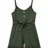Brand new ๐ Trend Blossoms Dark Green Bow-Accent Romper - ๐ง Girls ๐ 2 Brand new ๐ Trend Blossoms Dark Green Bow-Accent Romper - ๐ง Girls ๐ -Trend Blossoms-shop zu97308035 main tm1625147637