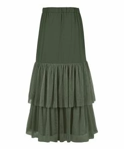 Deals 🥰 Trend Blossoms Dark Green Tiered Tulle Maxi 👗 Skirt - 👧 Girls 🎉 6 Deals 🥰 Trend Blossoms Dark Green Tiered Tulle Maxi 👗 Skirt - 👧 Girls 🎉 -Trend Blossoms-shop zu98337129 alt 1 tm1628291209