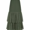 Deals 🥰 Trend Blossoms Dark Green Tiered Tulle Maxi 👗 Skirt - 👧 Girls 🎉 -Trend Blossoms-shop zu98337129 main tm1628291209