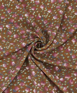 Hot Sale 👍 Trend Blossoms Brown & Pink Floral Ruffle-Accent A-Line 👗 Dress - 👧 Girls 🎉 -Trend Blossoms-shop zu99052031 alt 2 tm1630595090