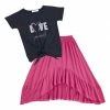 Deals โค๏ธ Trend Blossoms Dark Navy 'Love Yourself' Knot-Front Top & Hot Pink Hi-Low ๐ Skirt - ๐ง Girls ๐ 1 Deals โค๏ธ Trend Blossoms Dark Navy 'Love Yourself' Knot-Front Top & Hot Pink Hi-Low ๐ Skirt - ๐ง Girls ๐ -Trend Blossoms-shop zu99438529 main tm1632146953